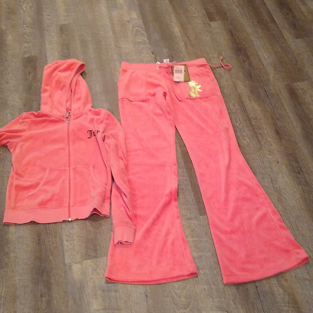 Juicy Couture Coral Velour Tracksuit